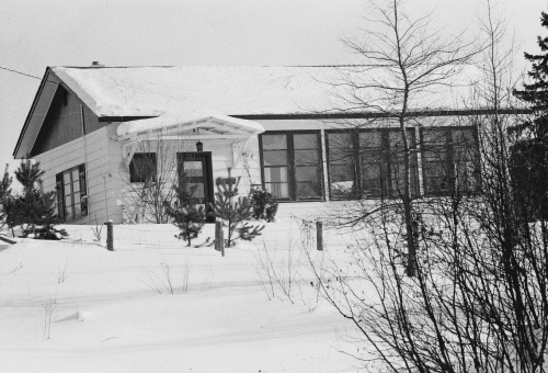 École Andrews District #1 reconstruite en 1955 Hereford Hill (259, chemin des Côtes)