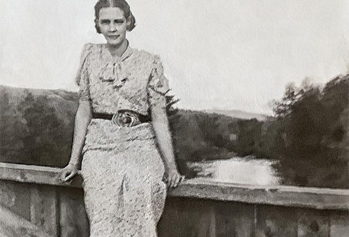 Donna Snow, enseignante à l’école Andrews District #1 1936-1937