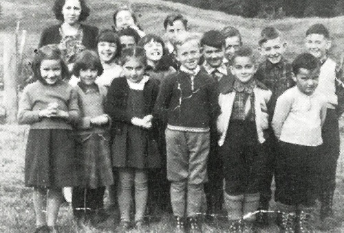 Élèves de l’école Saint-Michel Archange vers 1950