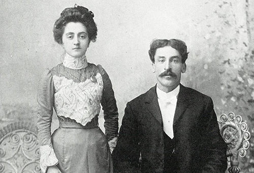 David Beloin et son épouse Amanda Lefebvre 1901