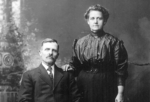 Napoléon Beloin et son épouse Joséphine Boivin vers 1900  - Clin d’oeil à la Drinkwine Hill