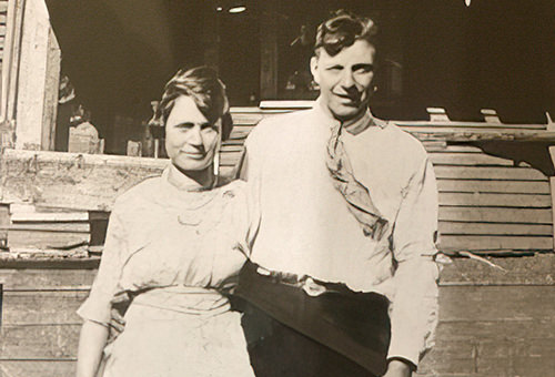 Mariage d’Archie Bolton et d’Elsie Howe 10 août 1921