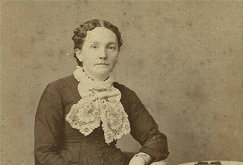Josephine Bean, épouse d’Edwin Bean, et leur fille Josephine Ellen vers 1883